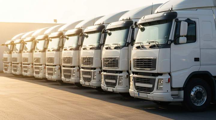 Flotte de camions de transport Amérique du Nord